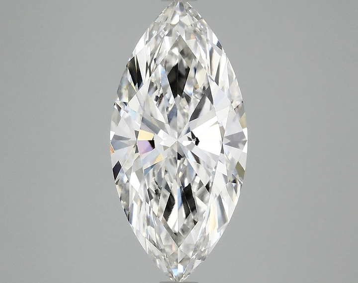 3.01 Carat Marquise Shaped Excellent Cut VVS2 IGI Certified Lab Grown Diamond
