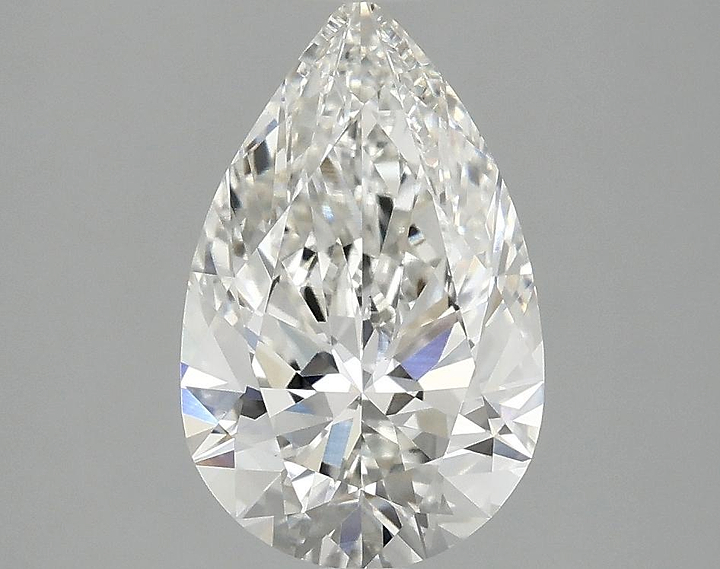 2.04 Carat Pear Shaped Ideal Cut VVS2 IGI Certified Lab Grown Diamond