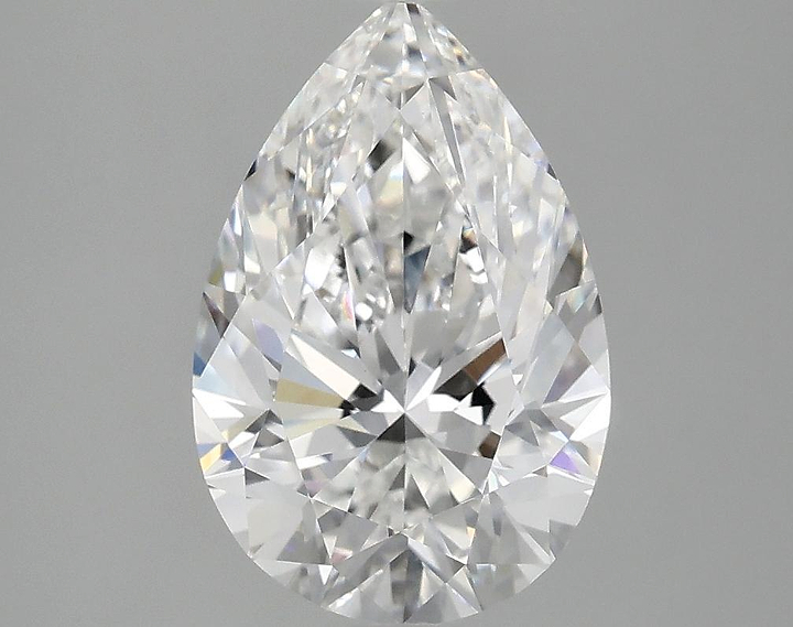 2.88 Carat Pear Shaped Excellent Cut VVS2 IGI Certified Lab Grown Diamond