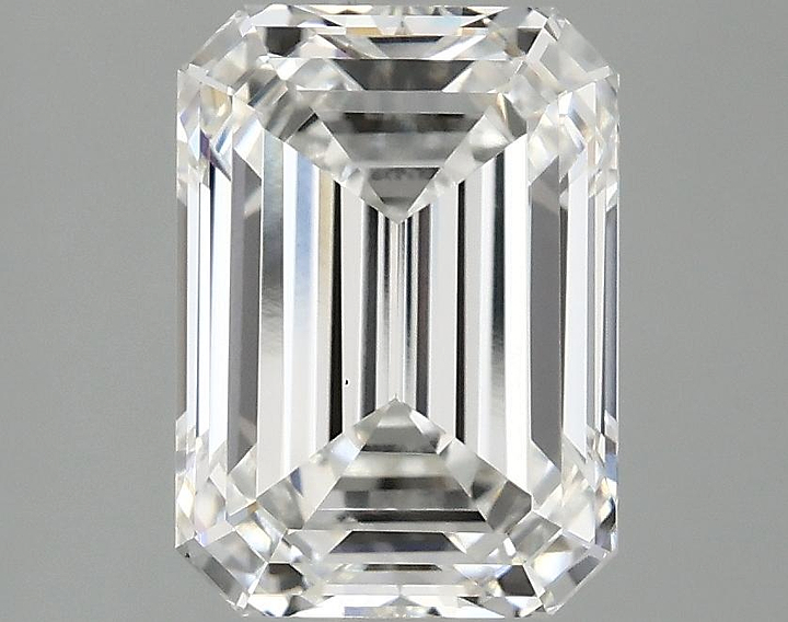 3.08 Carat Emerald Shaped Excellent Cut VS1 IGI Certified Lab Grown Diamond