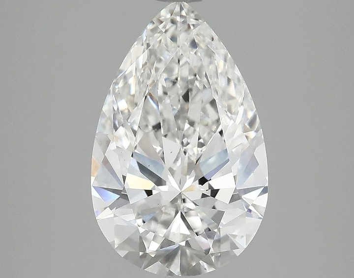 2.92 Carat Pear Shaped Ideal Cut VS1 IGI Certified Lab Grown Diamond