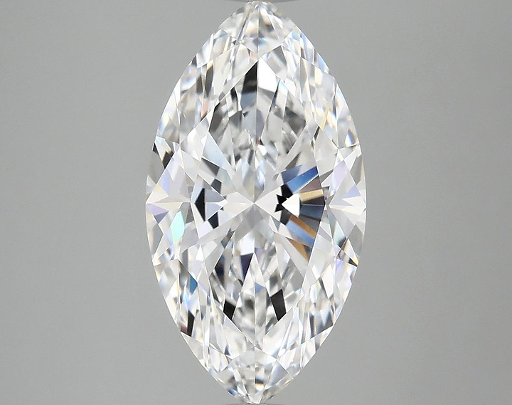3.08 Carat Marquise Shaped Excellent Cut VS1 IGI Certified Lab Grown Diamond