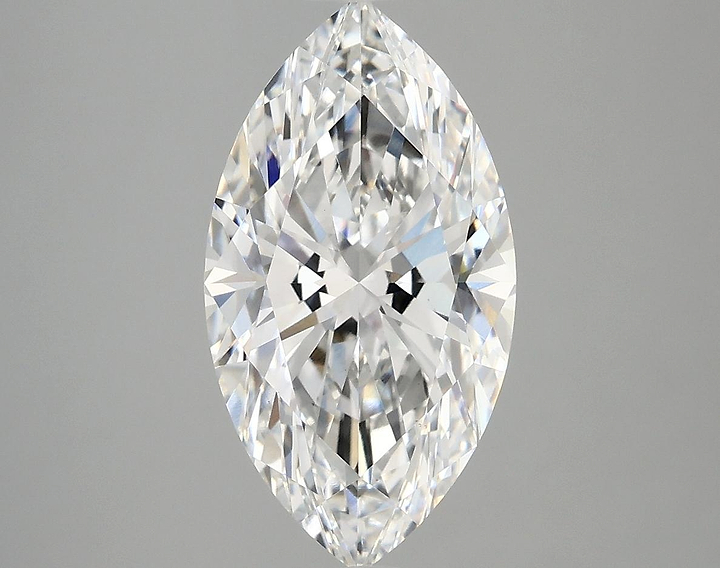 3.05 Carat Marquise Shaped Excellent Cut VS1 IGI Certified Lab Grown Diamond
