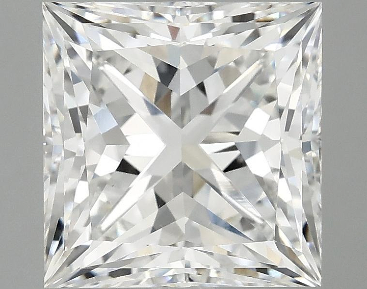 4.1 Carat Princess Shaped Ideal Cut VVS2 IGI Certified Lab Grown Diamond