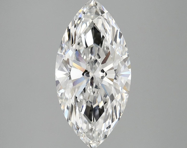 3.1 Carat Marquise Shaped Ideal Cut VVS2 IGI Certified Lab Grown Diamond