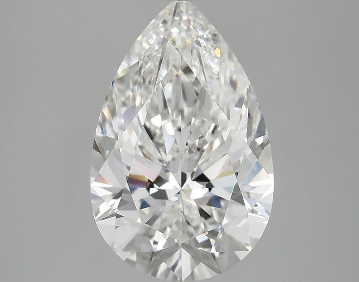 2.93 Carat Pear Shaped Ideal Cut VVS2 IGI Certified Lab Grown Diamond