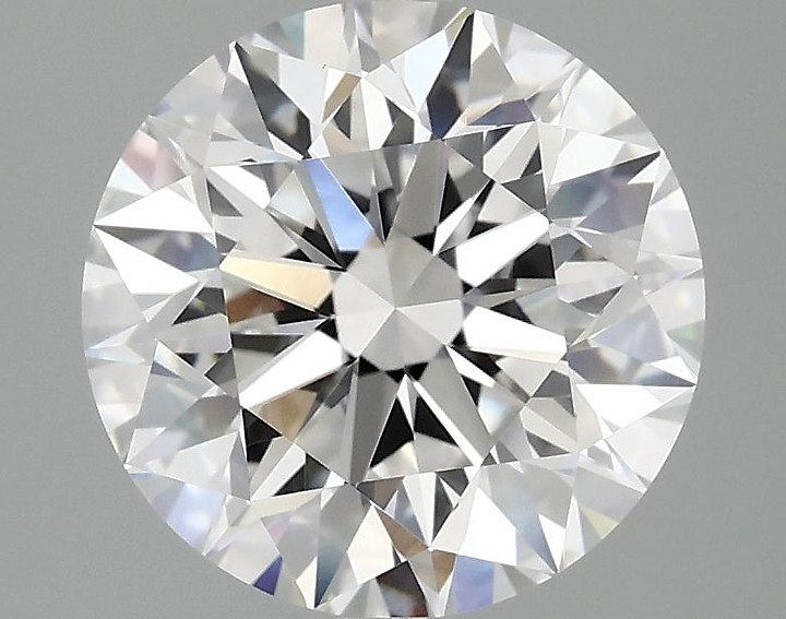 3.02 Carat Round Shaped Excellent Cut VVS2 IGI Certified Lab Grown Diamond