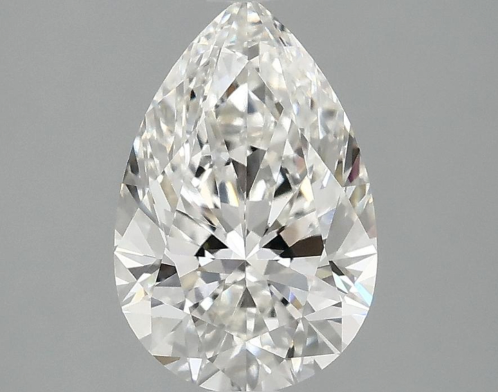 2.02 Carat Pear Shaped Excellent Cut VVS2 IGI Certified Lab Grown Diamond