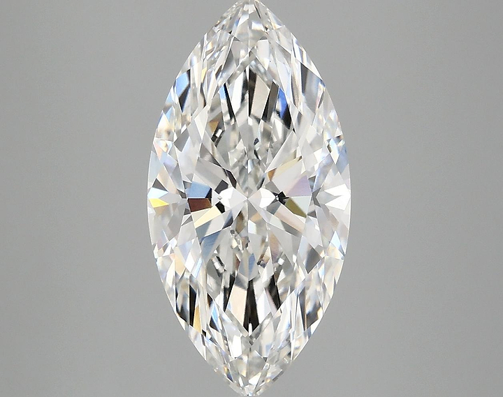3.1 Carat Marquise Shaped Ideal Cut VVS2 IGI Certified Lab Grown Diamond