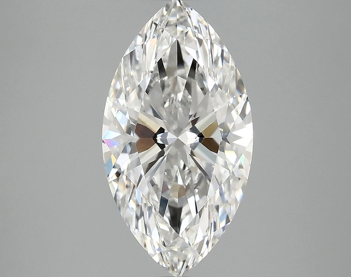 3.09 Carat Marquise Shaped Excellent Cut VVS2 IGI Certified Lab Grown Diamond