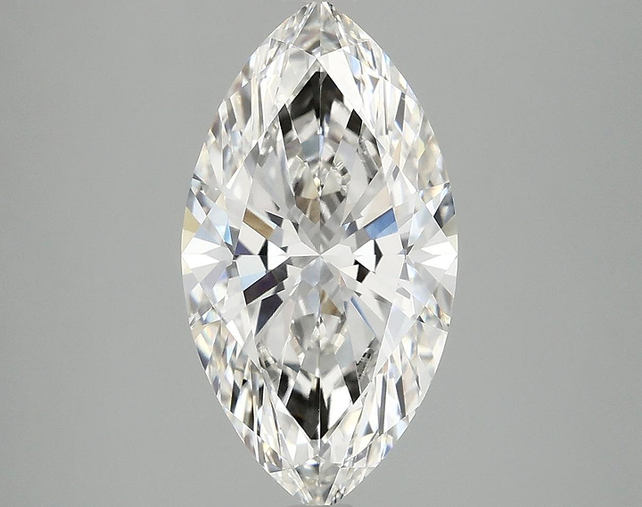 3.02 Carat Marquise Shaped Excellent Cut VVS2 IGI Certified Lab Grown Diamond