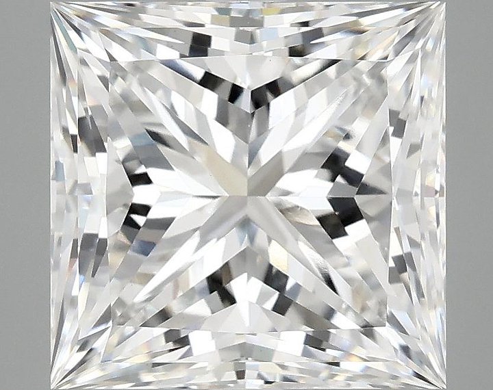 5.1 Carat Princess Shaped Ideal Cut VVS2 IGI Certified Lab Grown Diamond