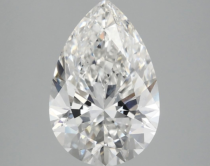 3.09 Carat Pear Shaped Excellent Cut VS2 IGI Certified Lab Grown Diamond