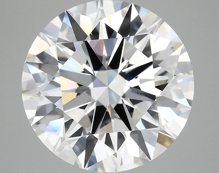 6.09 Carat Round Shaped Ideal Cut VVS2 IGI Certified Lab Grown Diamond