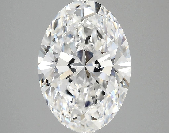 3.03 Carat Oval Shaped Ideal Cut VVS2 IGI Certified Lab Grown Diamond