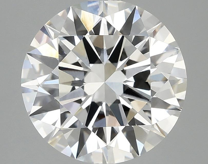 3.08 Carat Round Shaped Ideal Cut VVS2 IGI Certified Lab Grown Diamond