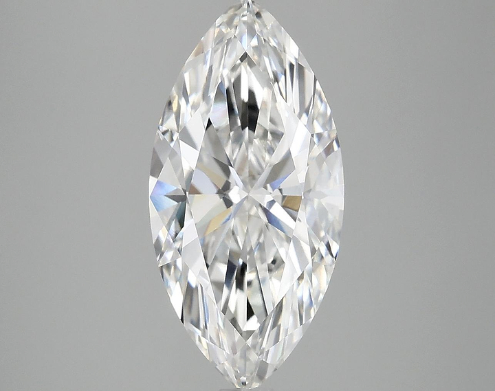 3.01 Carat Marquise Shaped Ideal Cut VVS2 IGI Certified Lab Grown Diamond