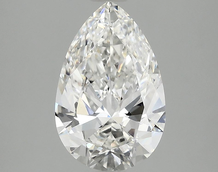 2.0 Carat Pear Shaped Ideal Cut VVS2 IGI Certified Lab Grown Diamond