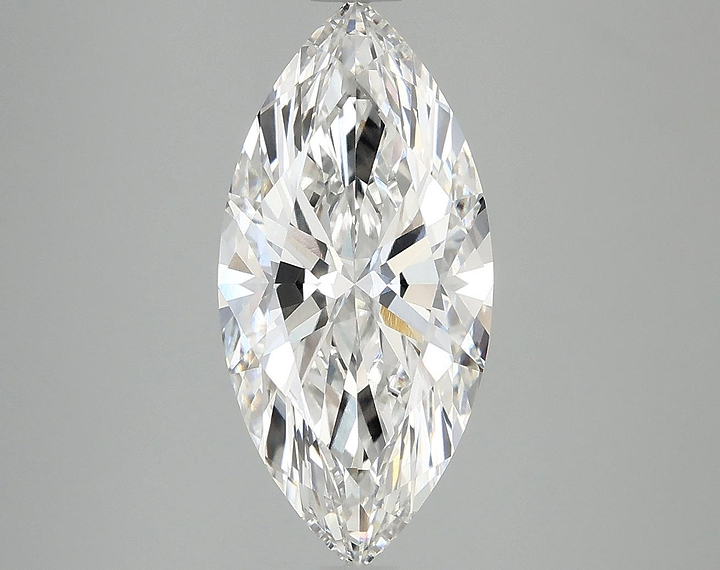 3.09 Carat Marquise Shaped Excellent Cut VVS2 IGI Certified Lab Grown Diamond