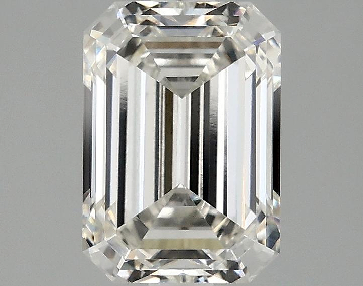 2.07 Carat Emerald Shaped Ideal Cut VVS2 IGI Certified Lab Grown Diamond