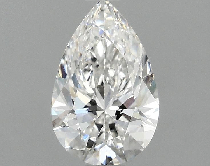 0.98 Carat Pear Shaped Ideal Cut VVS2 IGI Certified Lab Grown Diamond