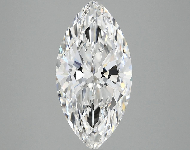 3.06 Carat Marquise Shaped Ideal Cut VVS2 IGI Certified Lab Grown Diamond