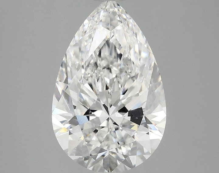2.98 Carat Pear Shaped Excellent Cut VS1 IGI Certified Lab Grown Diamond