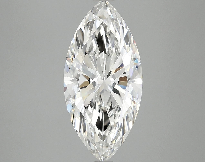 3.02 Carat Marquise Shaped Excellent Cut VVS2 IGI Certified Lab Grown Diamond