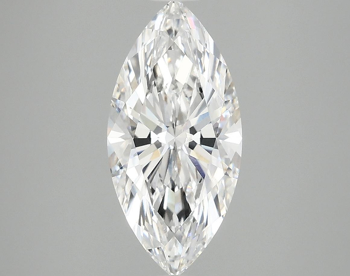 2.06 Carat Marquise Shaped Excellent Cut VVS2 IGI Certified Lab Grown Diamond