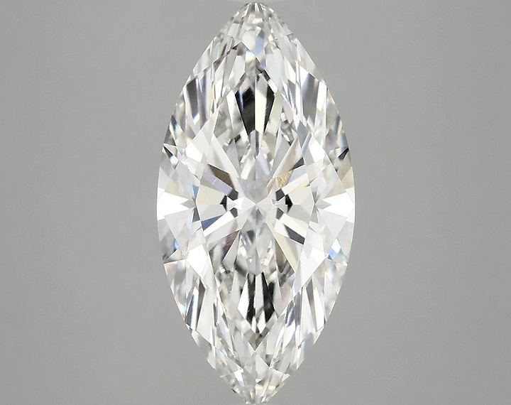 3.1 Carat Marquise Shaped Excellent Cut VVS2 IGI Certified Lab Grown Diamond