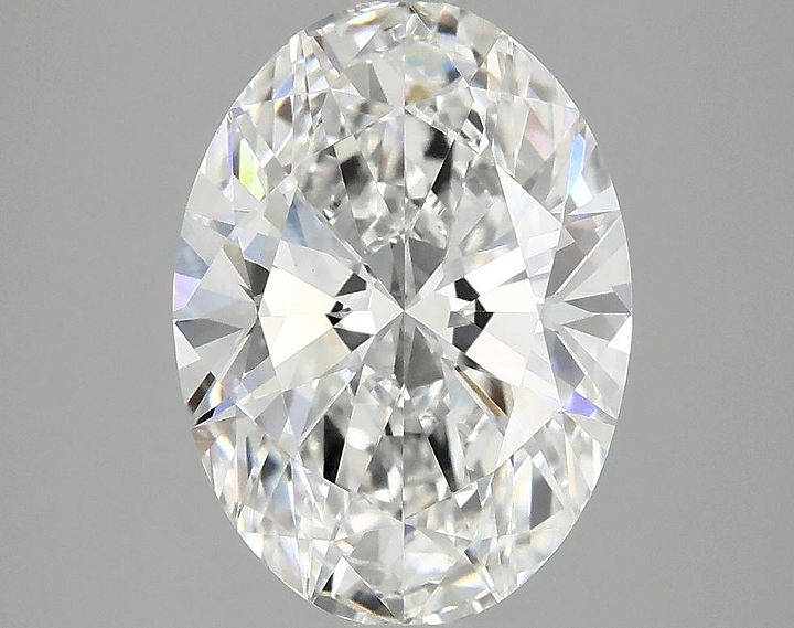3.03 Carat Oval Shaped Ideal Cut VVS2 IGI Certified Lab Grown Diamond