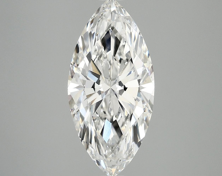 2.83 Carat Marquise Shaped Excellent Cut VS1 IGI Certified Lab Grown Diamond