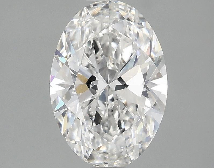 1.45 Carat Oval Shaped Ideal Cut VVS2 IGI Certified Lab Grown Diamond