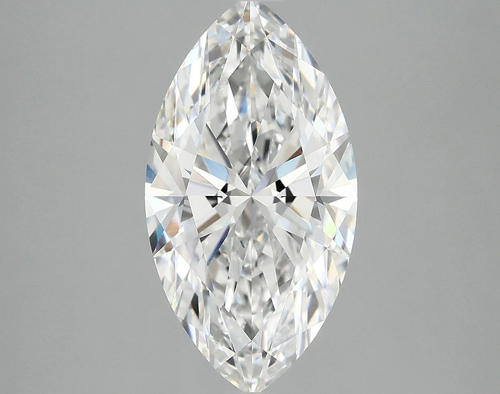 3.02 Carat Marquise Shaped Excellent Cut VVS2 IGI Certified Lab Grown Diamond