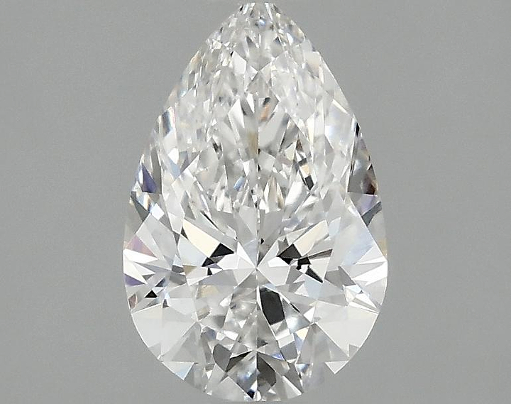 1.26 Carat Pear Shaped Ideal Cut VVS2 IGI Certified Lab Grown Diamond