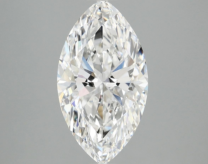 3.08 Carat Marquise Shaped Excellent Cut VVS2 IGI Certified Lab Grown Diamond