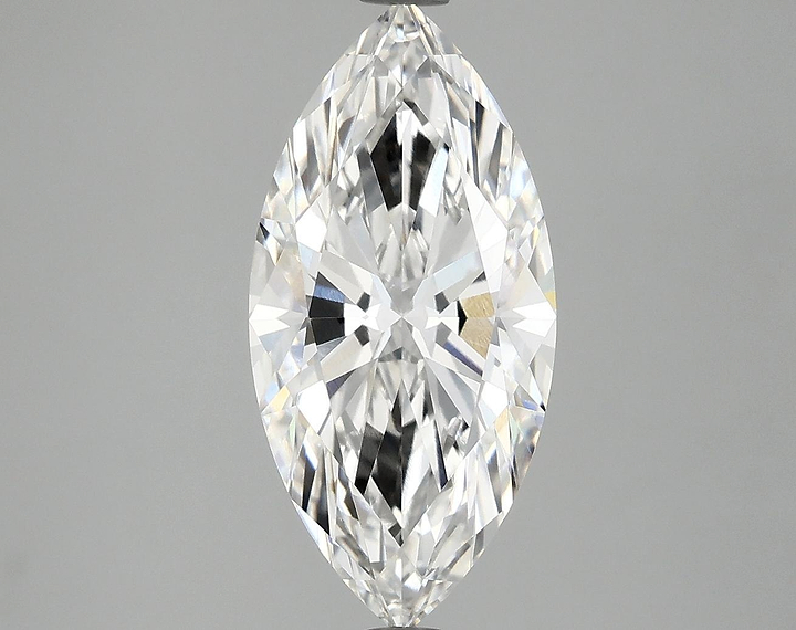 3.07 Carat Marquise Shaped Excellent Cut VVS2 IGI Certified Lab Grown Diamond