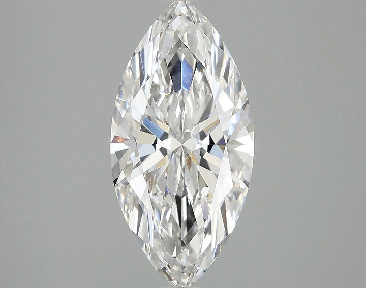 2.03 Carat Marquise Shaped Excellent Cut VVS1 IGI Certified Lab Grown Diamond