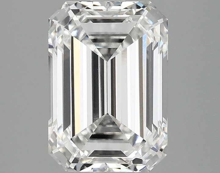 3.04 Carat Emerald Shaped Ideal Cut VVS2 IGI Certified Lab Grown Diamond