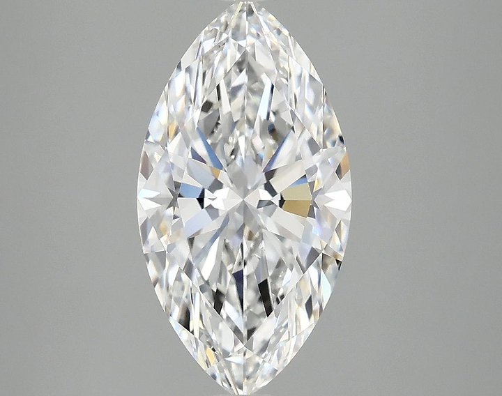 3.02 Carat Marquise Shaped Excellent Cut VVS2 IGI Certified Lab Grown Diamond