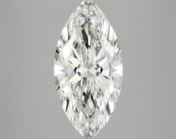 3.01 Carat Marquise Shaped Excellent Cut VVS2 IGI Certified Lab Grown Diamond