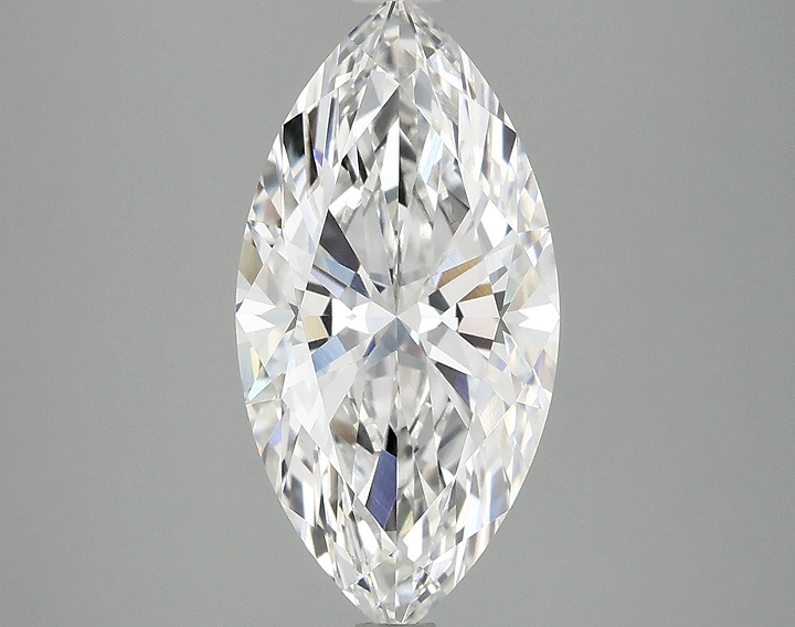 3.09 Carat Marquise Shaped Ideal Cut VVS2 IGI Certified Lab Grown Diamond