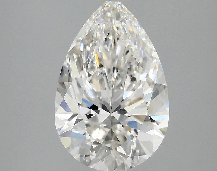 3.04 Carat Pear Shaped Excellent Cut VVS2 IGI Certified Lab Grown Diamond