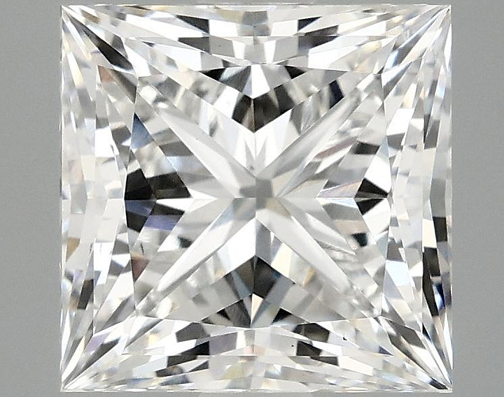 3.86 Carat Princess Shaped Ideal Cut VS1 IGI Certified Lab Grown Diamond