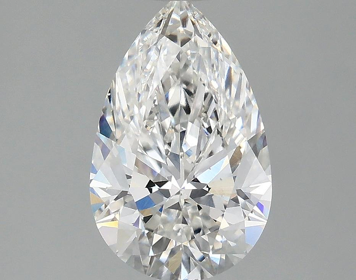 1.55 Carat Pear Shaped Ideal Cut VS2 IGI Certified Lab Grown Diamond