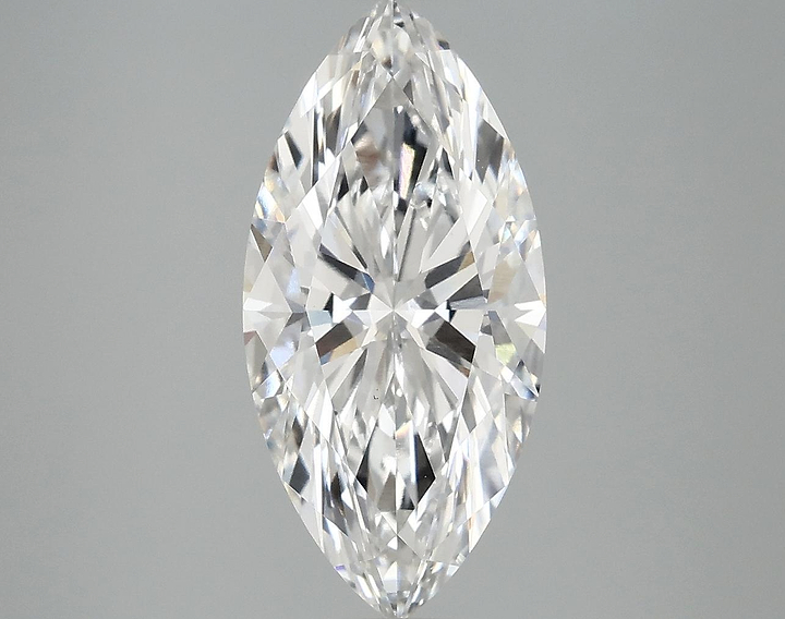 3.1 Carat Marquise Shaped Excellent Cut VVS2 IGI Certified Lab Grown Diamond