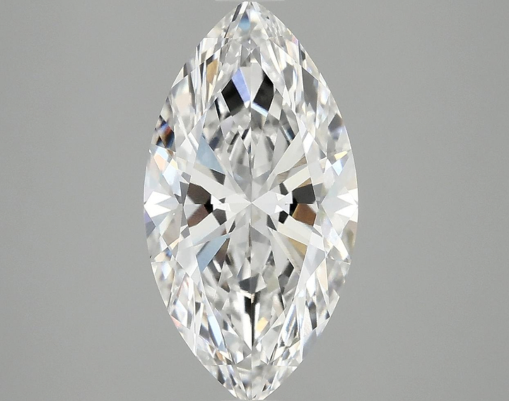 3.01 Carat Marquise Shaped Ideal Cut VVS2 IGI Certified Lab Grown Diamond