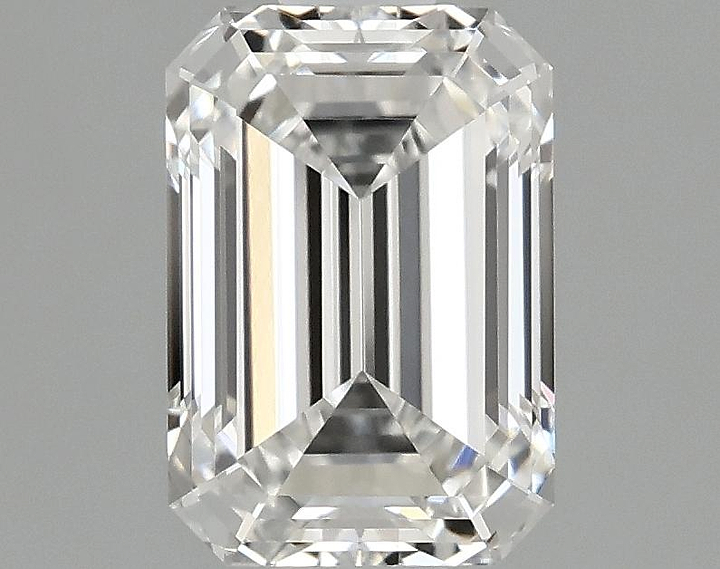 1.08 Carat Emerald Shaped Ideal Cut VVS1 IGI Certified Lab Grown Diamond