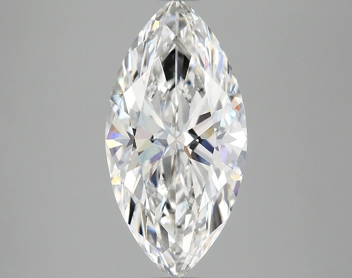 3.1 Carat Marquise Shaped Ideal Cut VVS2 IGI Certified Lab Grown Diamond