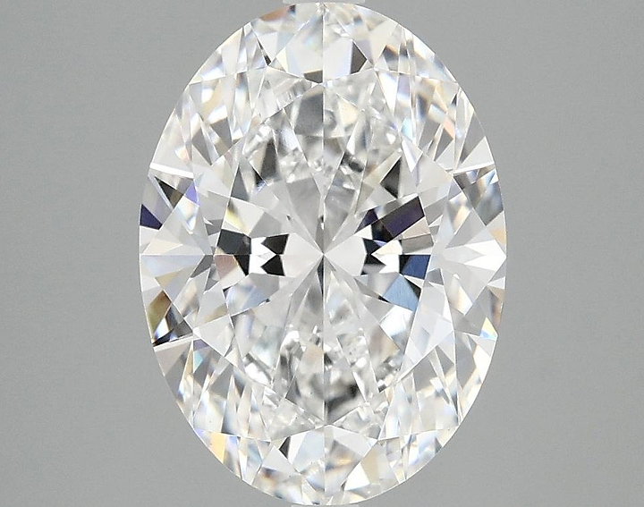 3.08 Carat Oval Shaped Ideal Cut VVS2 IGI Certified Lab Grown Diamond